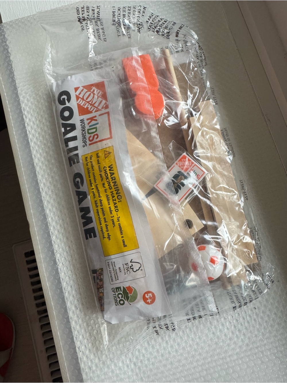 Home Depot Kids Workshop FIFA Soccer Goalie Game